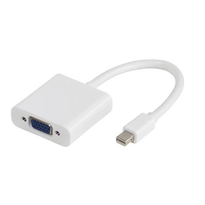 VIVANCO Hochwertiger Mini DisplayPort Hub, Mini DisplayPort auf VGA Adapter,
