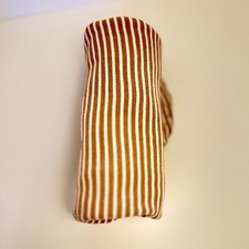 Kate Quinn Baby Blanket Swaddle Jersey Knit Stretch Lovey 32 X 40 Brown Stripe