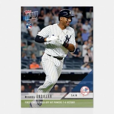 2018 TOPPS NOW #168 1ST CAREER WALK-OFF HIT POWERS 7-6 VICTORY - MIGUEL ANDUJAR