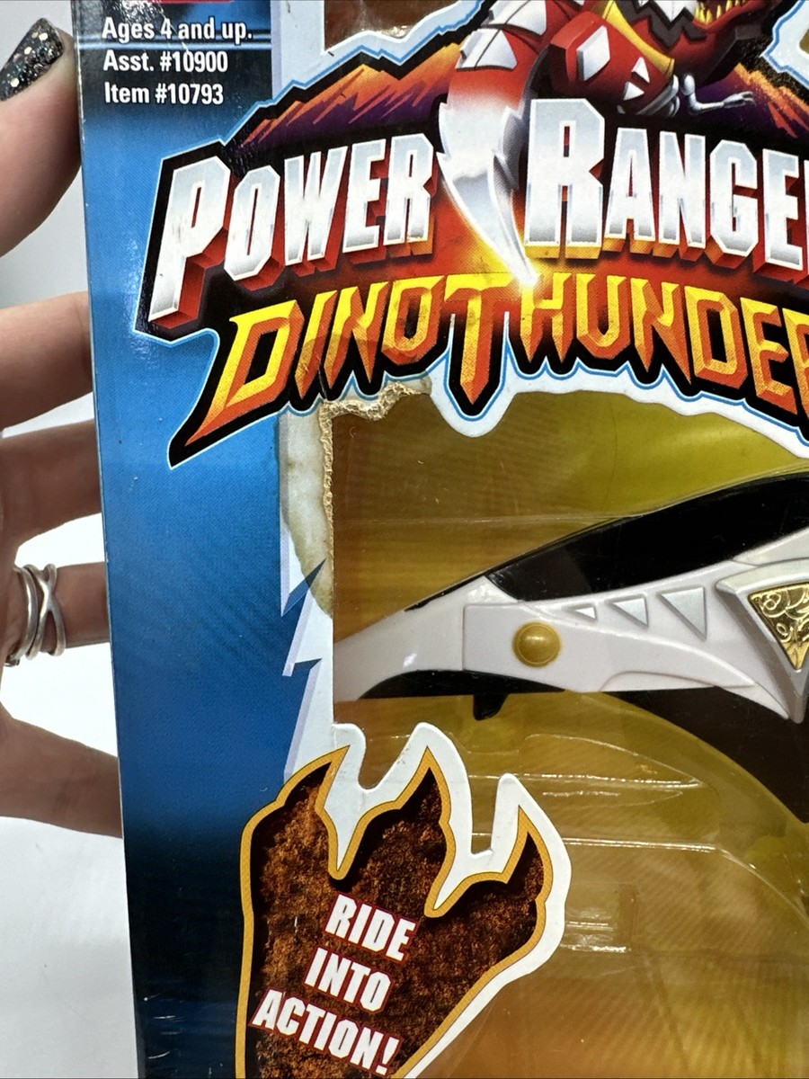 Power Rangers Dino Thunder White Drago Zord Rider & 5in