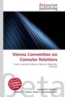 Lambert M. Surhone (U. A.) | Vienna Convention On Consular Relations | Buch