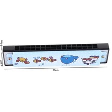 Montessori Educational Metal Painted Harmonica 16 Holes Educational 16 Holes Har