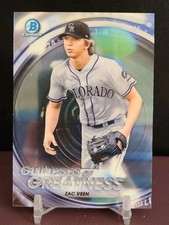2020 Bowman Draft Zac Veen Glimpses Of Greatness #GOG-ZV