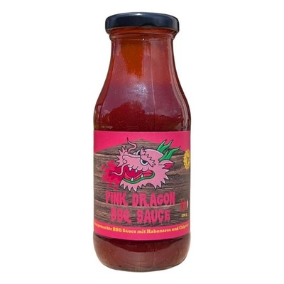 Kitchen Bastards Pink Dragon - Scharfe BBQ Sauce mit Habanero & Chipotle 270