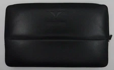Visconti 12-Pen Black Leather Pen Case - New - Made in Italy