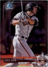2017 Bowman Chrome Mini Prospects #BCP14 Chris Shaw - BB