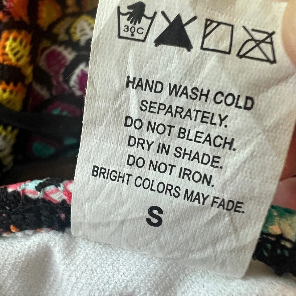 SISTEMAS DE NATACIÓN Bikini aspecto ganchillo 🐚 Rainbow Mermaidcore Festival Conjunto de natación S/L Foto 4 de 4