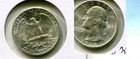 1936 P WASHINGTON SILVER QUARTER BU 7639T