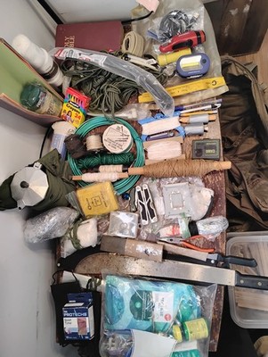 HUGE 50+ITEM Packed GRAB BAG bug out  survival shtf backpack 19LB camping pack