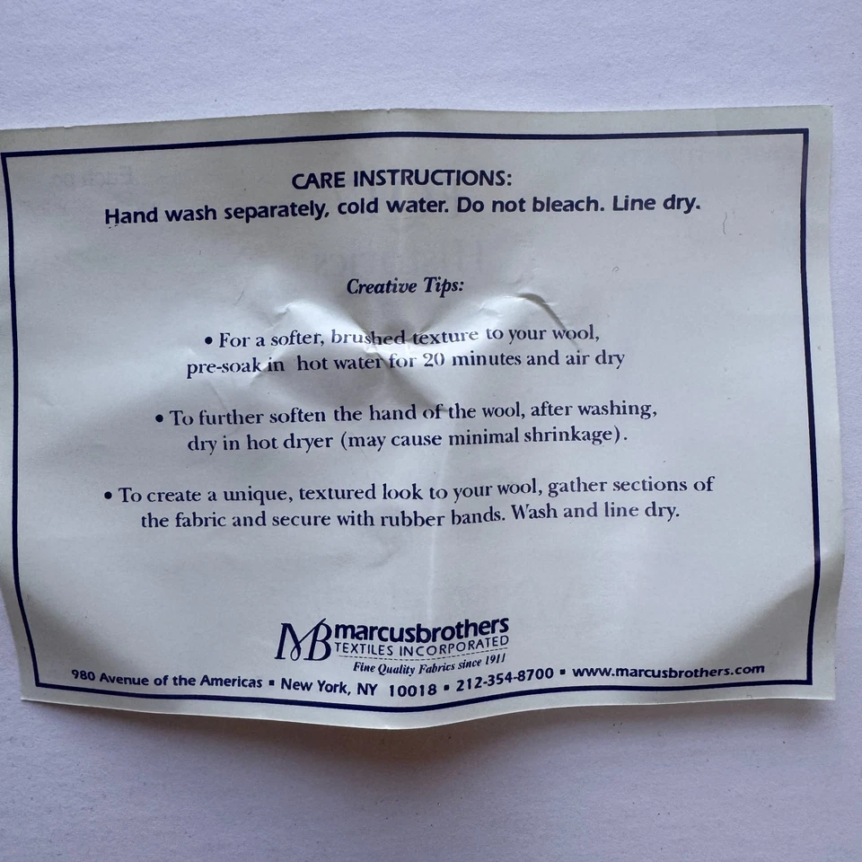 Marcus Brothers Wool/Nylon 14 Historic Colors 9" x 27" Fabric Bundle Lot - Image 4 of 4