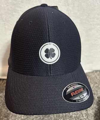 Black Clover Mens Size S/M Navy Blue Clear Vision 2 Fitted Golf Hat New