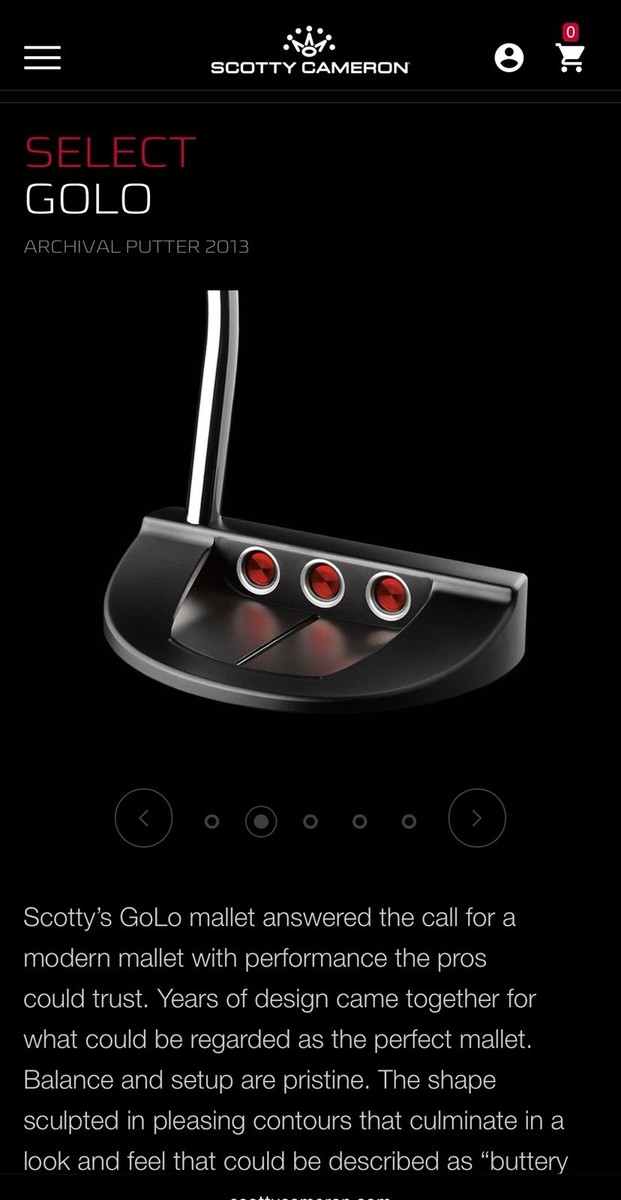Scotty Cameron - スコッティキャメロン  select GOLO #34 SCOTTY CAMERON SELECT GOLO 34 inch Golf Putter Right Black