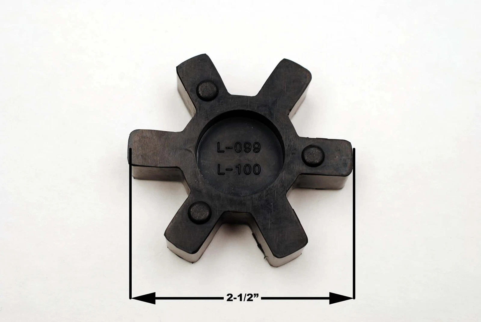 L100 Flexible NBR Rubber Spider Insert Fits L-100 Lovejoy Martin L-Jaw Coupling