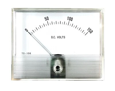 Voltímetro Jungheinrich 150 V TD-106 para montaje en panel de control • NOS - Imagen 1 de 4