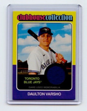 2024 Topps Heritage Clubhouse Collection Relic Daulton Varsho Toronto Blue Jays
