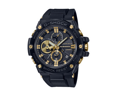 New Casio G-Shock GSTB100GC-1A G-Steel Connected Solar Powered Black Watch