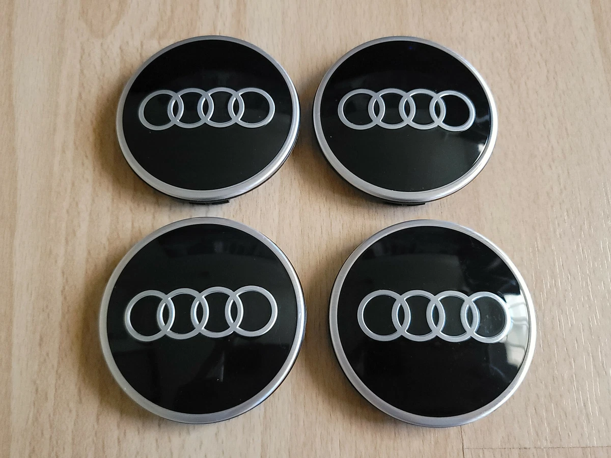Juego De 4 Tapacubos S-Line (logotipo) Para Llantas De Aleación Audi A4, A5, A6, A7, Q3, S4, S6 (4F0601165N)