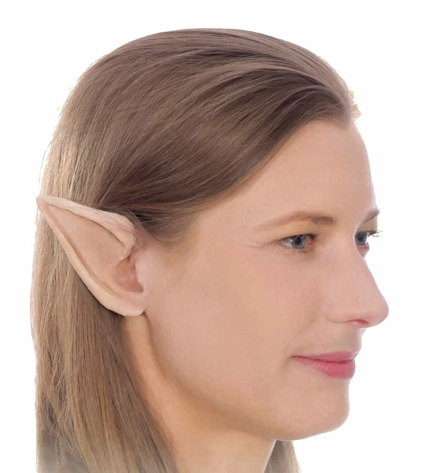 Elfenohren lang aus Naturlatex für Erwachsene ca. 9,5 cm