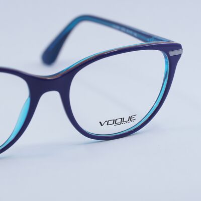 Vogue VO2937 2278 Eyeglasses - Bluette/Orange/Azure Frame 51mm Eyeglasses Vogue Eyewear VO2787 | Free Shipping | Glasses.com® main image 4