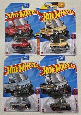 NEW 2024 Hot Wheels F CASE Mighty K RED , BLUE, YELLOW & ZAMAC
