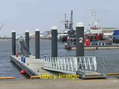 Photo 6x4 Modern pier in Grimsby New Dock The pier is used by boats servi c2018