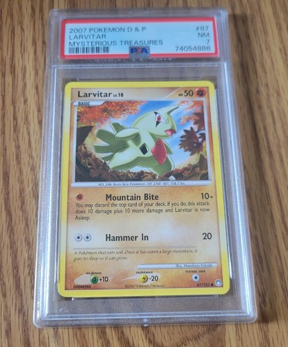 Larvitar graded PSA 7 for sale on eBay