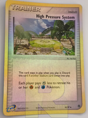 High Pressure System  EX Dragon 85/97  Reverse Holo Foil  Englisch  Good-