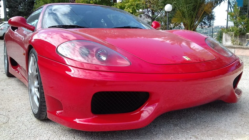 Ferrari 360 Challenge Stradale Applicazioni Baffetti Paraurti Anteriore/SPOILER - Imagen 4 de 4