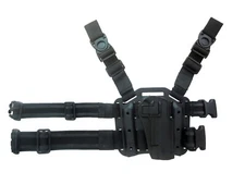 Drop leg thigh autolock tactical holster for 1911 (Black)