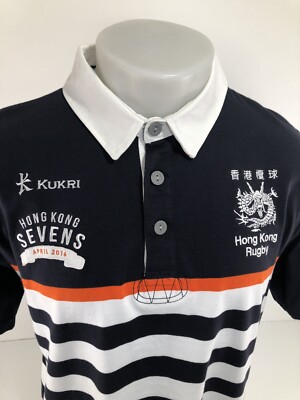 HONG KONG SEVENS RUGBY / KUKRI Embroidered Md. Polo Shirt | eBay