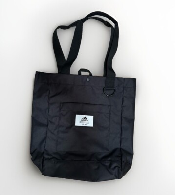ADIDAS Medium Black Everyday Double Handle Tote Bag - NWT