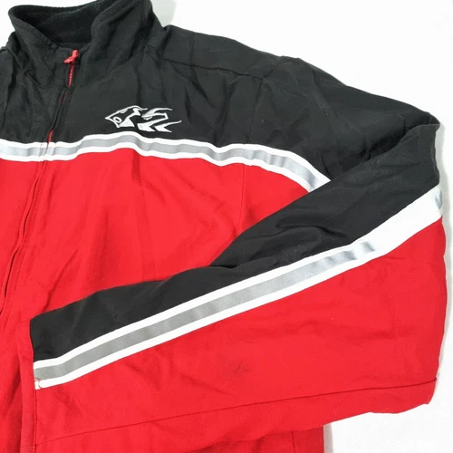 HRT Holden Racing Team Jacket Reversible Full Zip Black Red Men Size M image 5