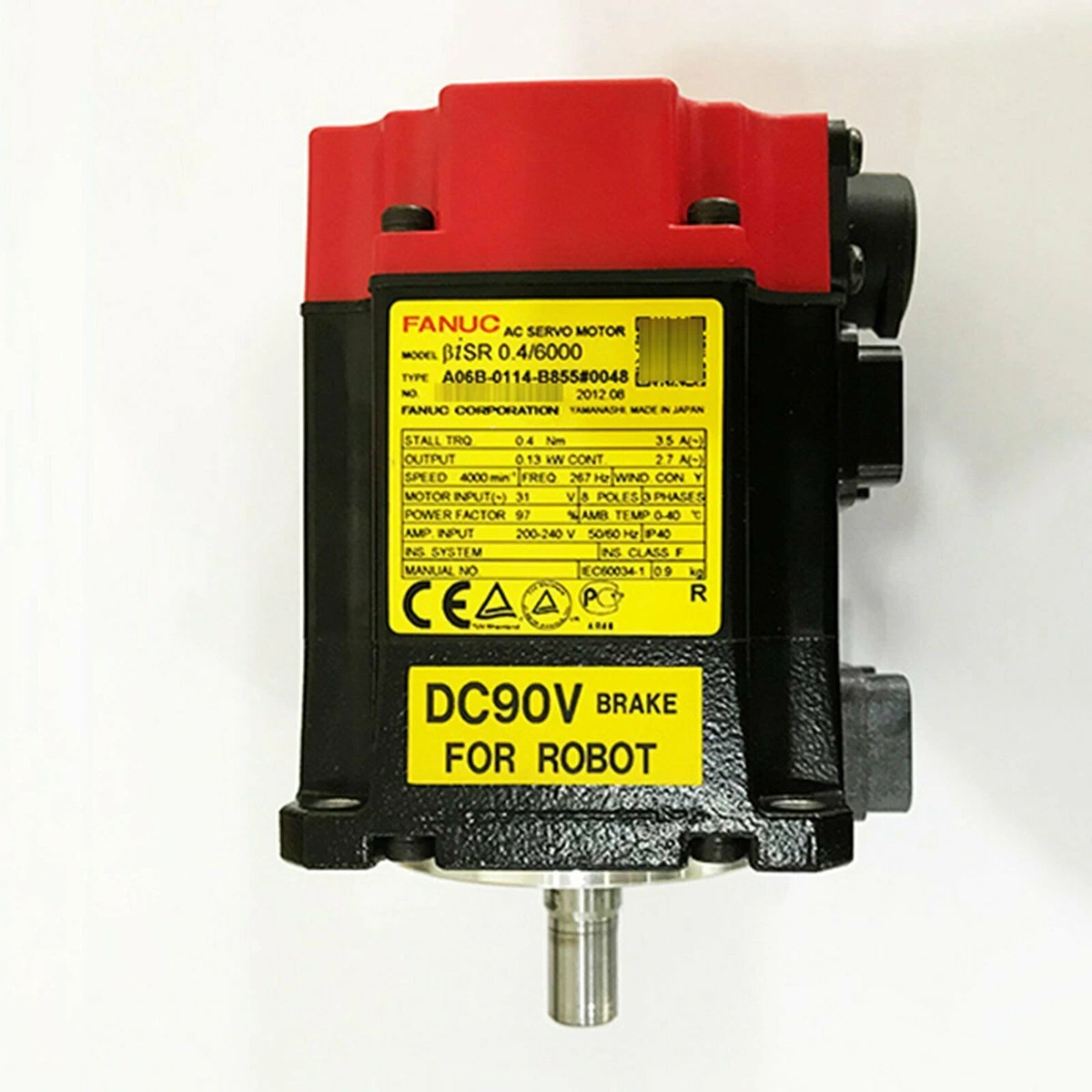 Fanuc A06B-0114-B855#0048中古サーボモーター 保証付き 1PC New Fanuc A06B-0114-B855#0048 Servo Motor Fast Shipping