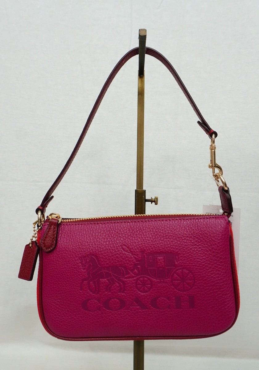 Coach C5579 Nolita 19 With Horse And Carriage Wristlet/Mini Bag In