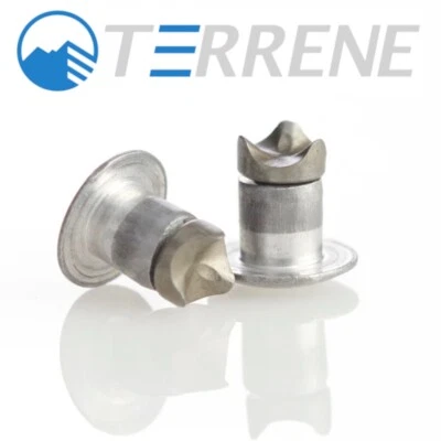 Terrene T99925 Triple Traction Carbide Crown Stud Pack 100/pk for Snow Ice Tire