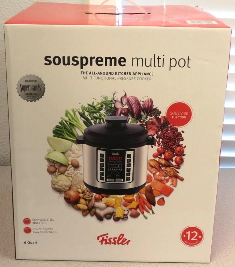 Souspreme Multi Pot de Fissler cocina multifuncional con función sous vide NUEVO Foto 2 de 4