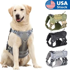 Tactical Dog Harness with Handle No-pull Large Military Dog Vest US Working Dog