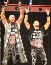 Luke Gallows Karl Anderson Signed WWE 11x14 Photo BAS Beckett COA Bullet Club 3