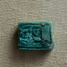  Egyptian Faience plaque with tilapia fish