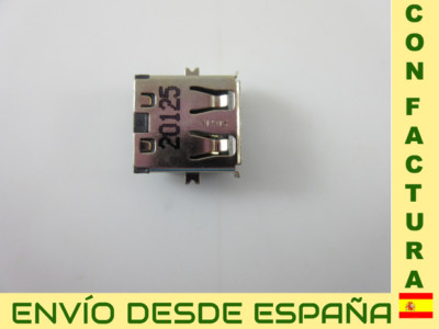 CONECTOR USB 2.0 HEMBRA EN ÁNGULO 4 PINES DIP CONTACOS ARRIBA NUEVO NEW