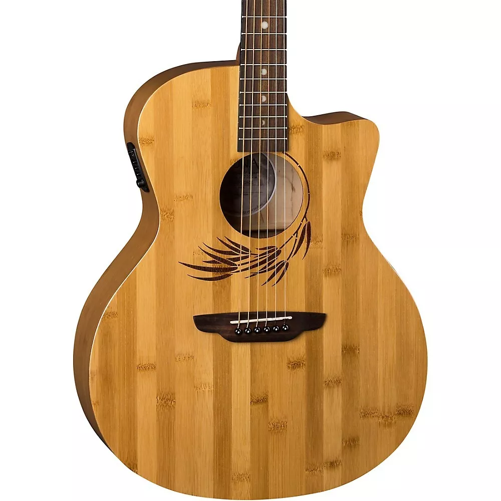 Bamboo sale electric guitar