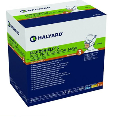 Halyard 28797 Level 3 Fog Free Surgical Mask - FREE SHIPPING BOX OF 40