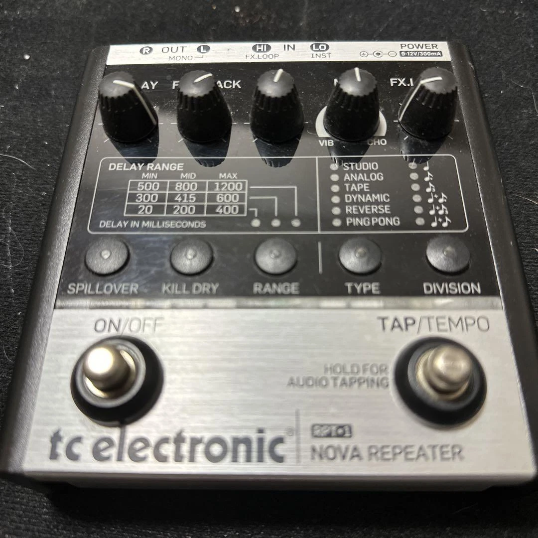 TC Electronic RPT-1 Nova Repeater With Adapter Guitar Effect Pedal Used