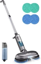 iDOO Dual Motor Rotating Electric Mop with Sprayer and LED Headlight