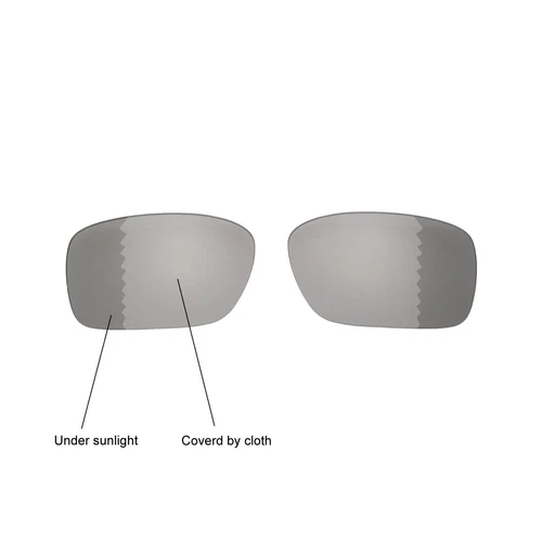Walleva Transition/Photochromic Polarized Lenses For Oakley Det Cord Sunglasses - product listing photo