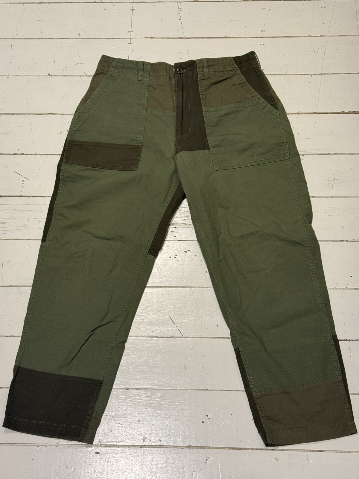 Engineered Garments Men's Patchwork Fatigue Pants… - image 1