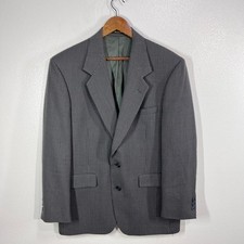 Vintage 80s Givenchy Monsieur Blazer 40R Houndstooth Wool Sport Coat USA Made