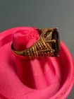 Ross Simons Sterling Silver 925 Gold Vermeil QUARTZ Cocktail Ring Size 7.5 7G — photo 5