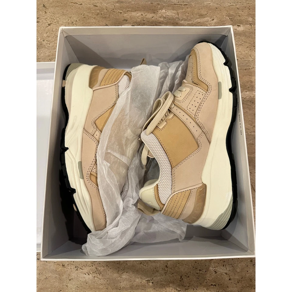NUEVO en caja Zapatillas Sandro Camel Malla Nubuck + Cuero 37/6.5 Foto 4 de 4