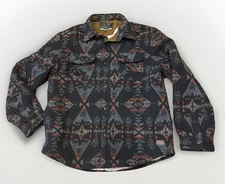 JACHS Button Up Shirt/Jacket  , Lined,4 Pockets, Size Large Men, Warm